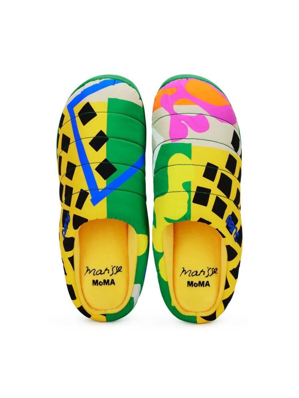 SUBU x MoMA Henri Matisse Art Print Puffer Winter Slip-On Sandals Slippers